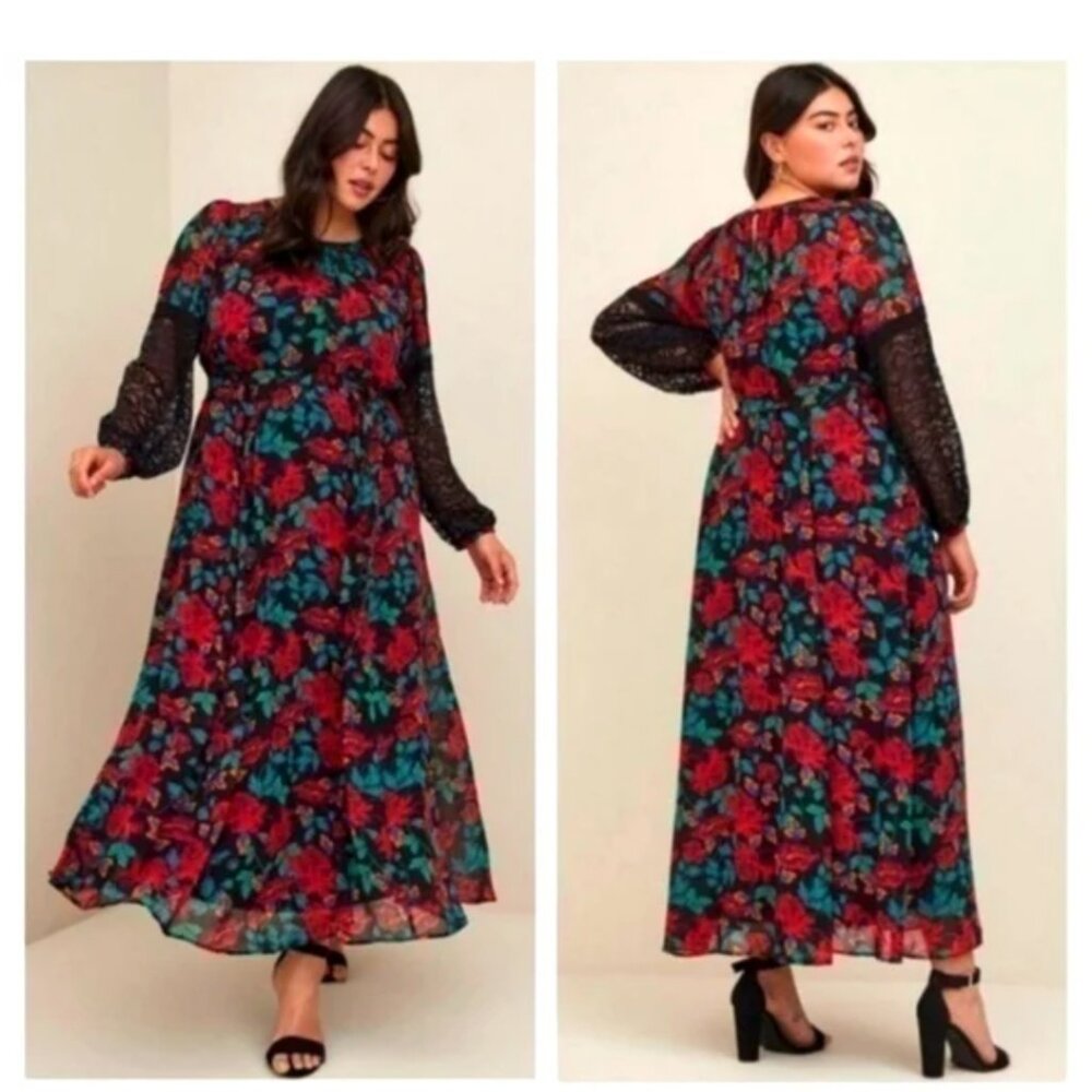 Torrid Floral Maxi Dress - 1x